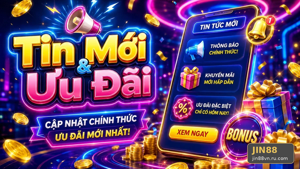 Khuyến Mãi JIN88 Tại jin88vn.ru.com: Kiểm Tra Trò Chơi Hợp Lệ Và Các Trường Hợp Bị Loại Trừ Khi Đọc Tin Mới, Ưu Đãi